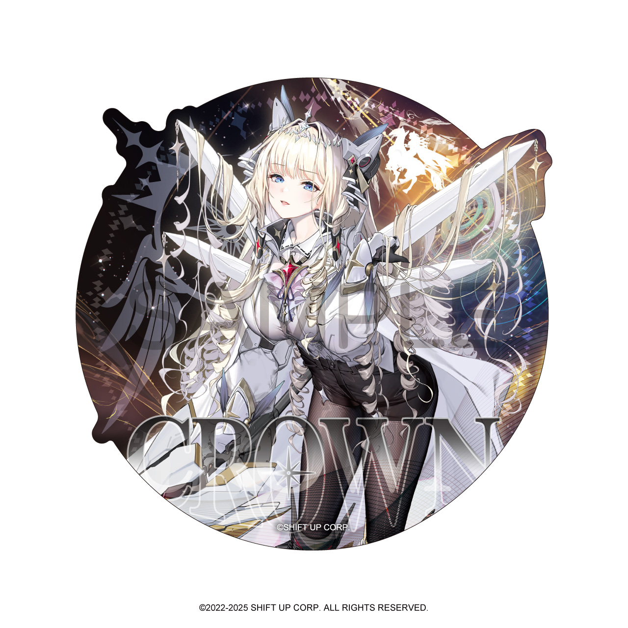 勝利の女神:NIKKE_ガンガールステッカー クラウン