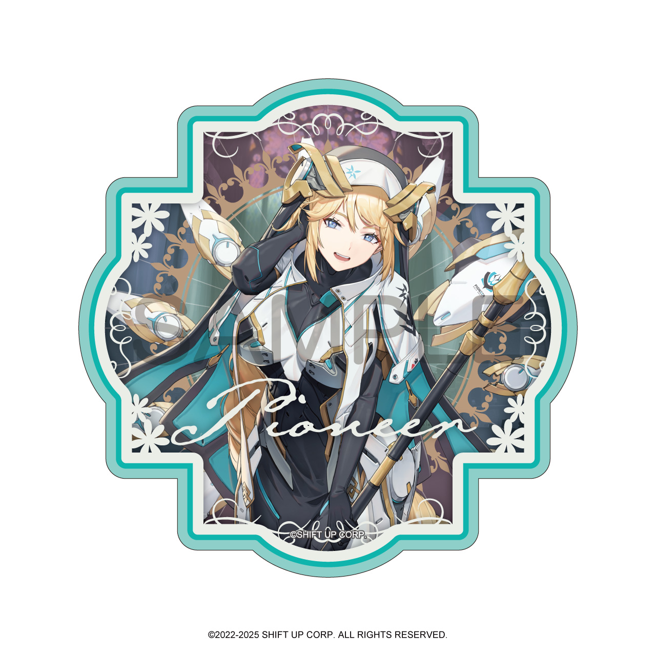 勝利の女神:NIKKE_ガンガールステッカー ラプンツェル