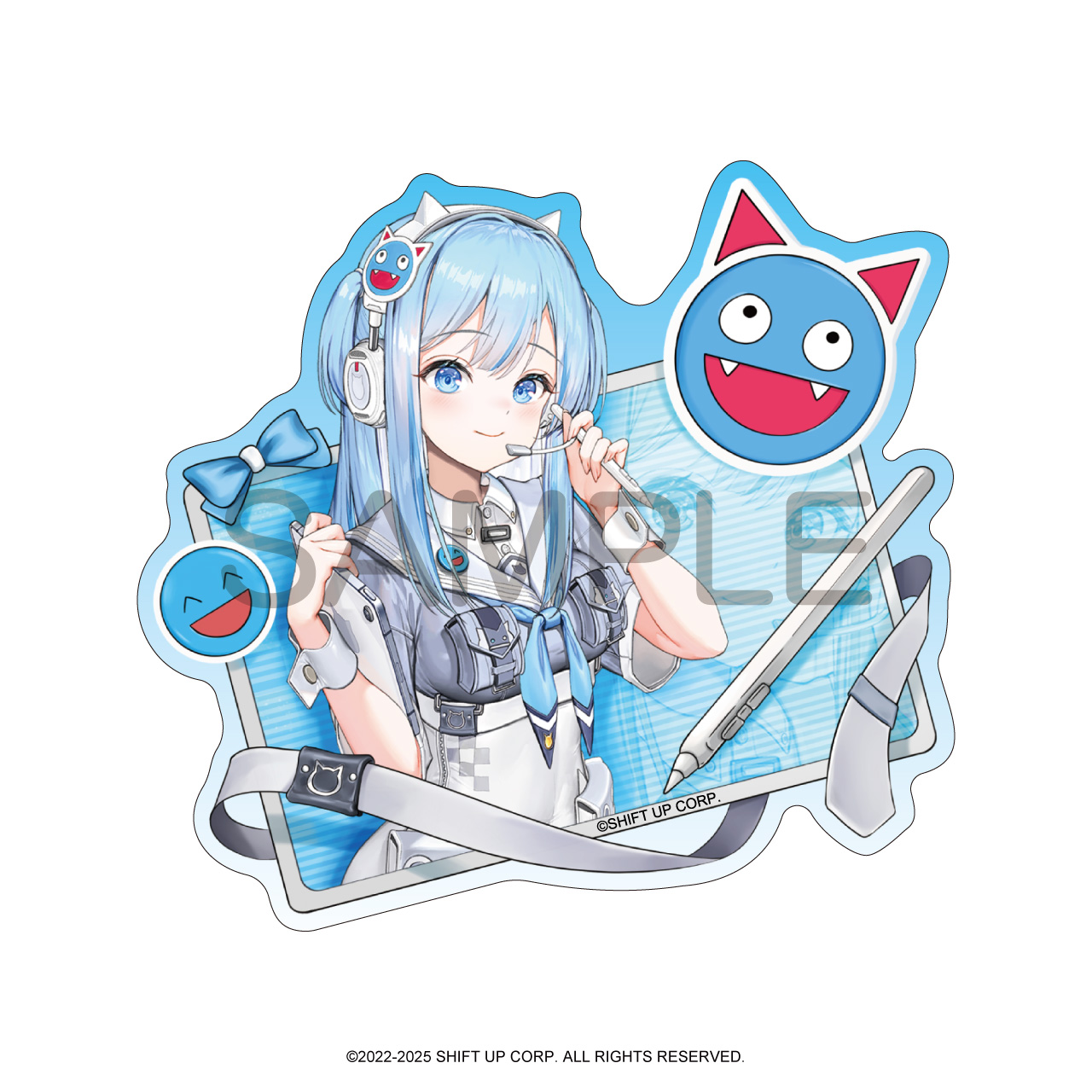 勝利の女神:NIKKE_ガンガールステッカー シフティー