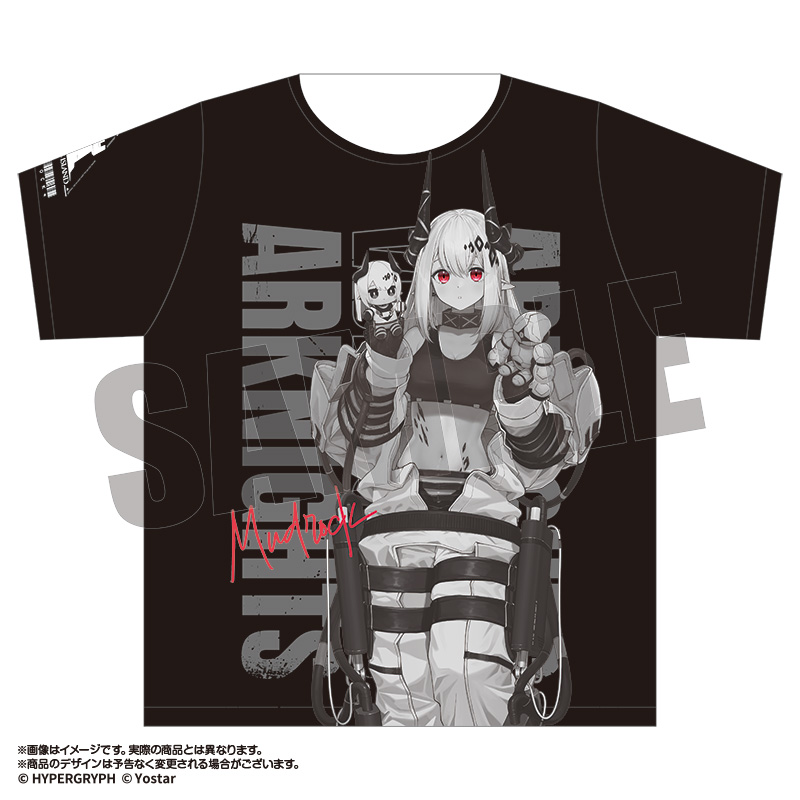 アークナイツ_オペぬい 描き起こしTシャツ マドロック