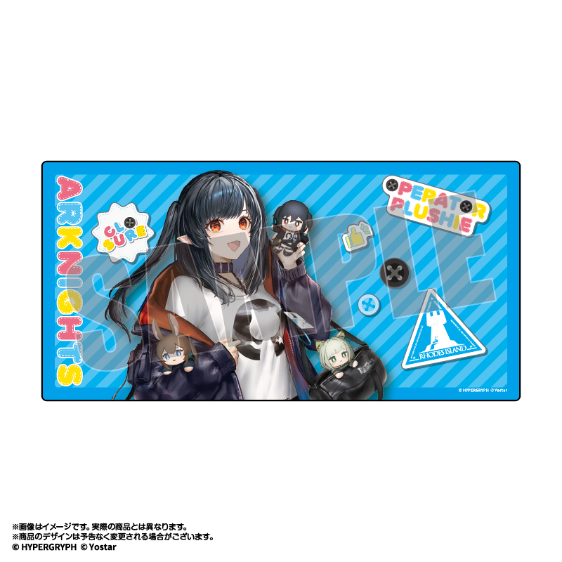 アークナイツ_オペぬい 描き起こしデスクマット クロージャ