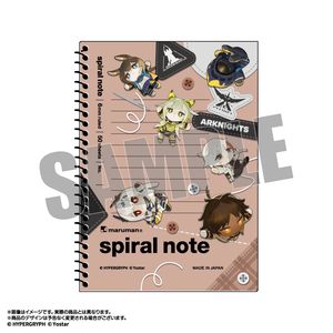 アークナイツ_オペぬい ミニキャラスパイラルノート 集合