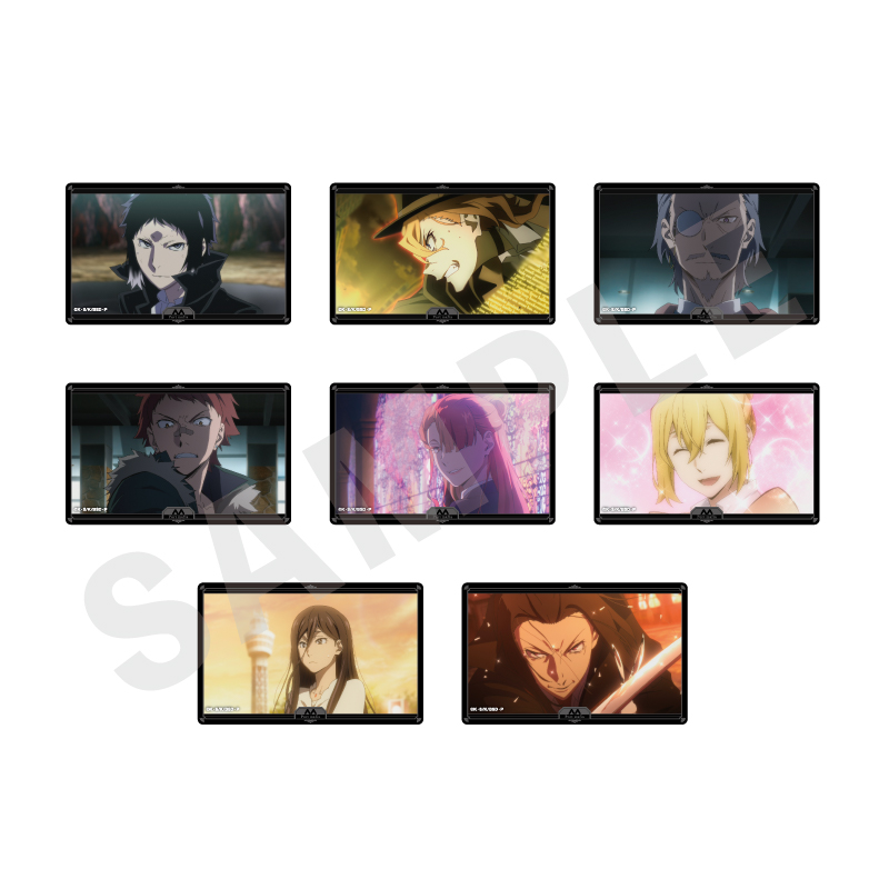 文豪ストレイドッグス_〜favorite series〜 トレーディングアクリルカード ポートマフィアver.（全8種）　【BOX／8個入り】