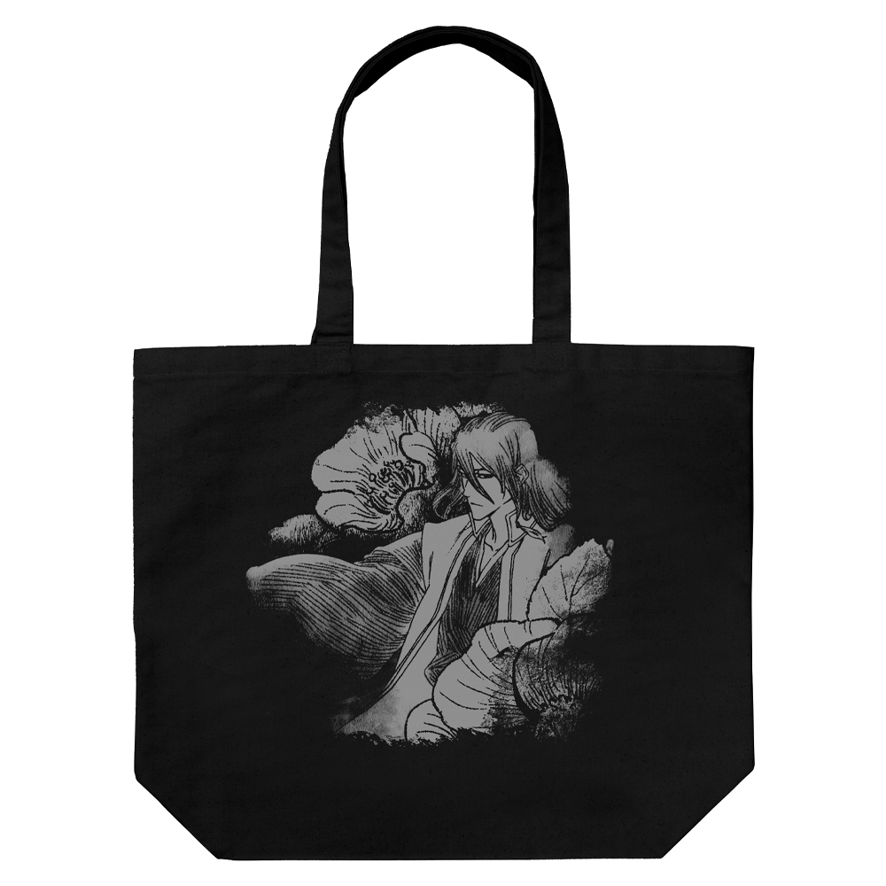 BLEACH 千年血戦篇_朽木白哉 ラージトート/BLACK