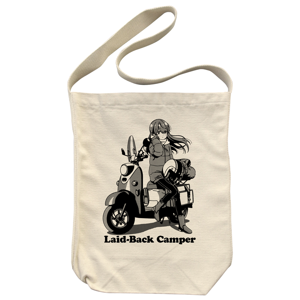 ゆるキャン△ SEASON3_描き下ろし 志摩リン ショルダートート バイクでひといきVer./NATURAL