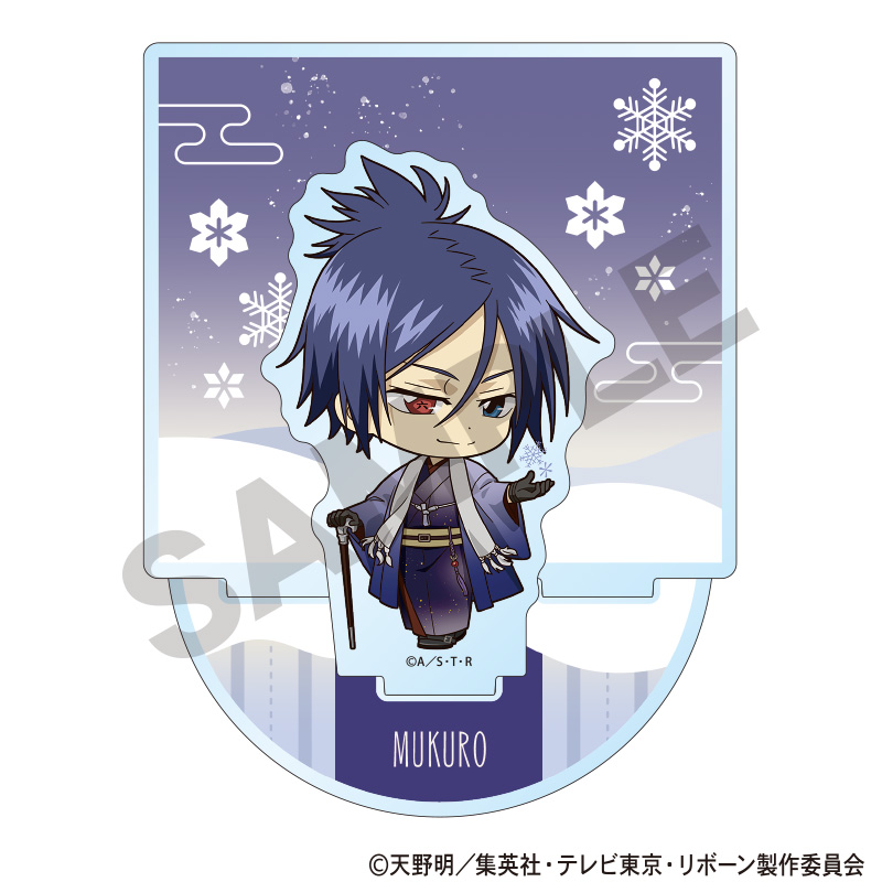 家庭教師ヒットマンREBORN！_ジオラマアクリルスタンド　六道骸　冬着物　ミニキャラ