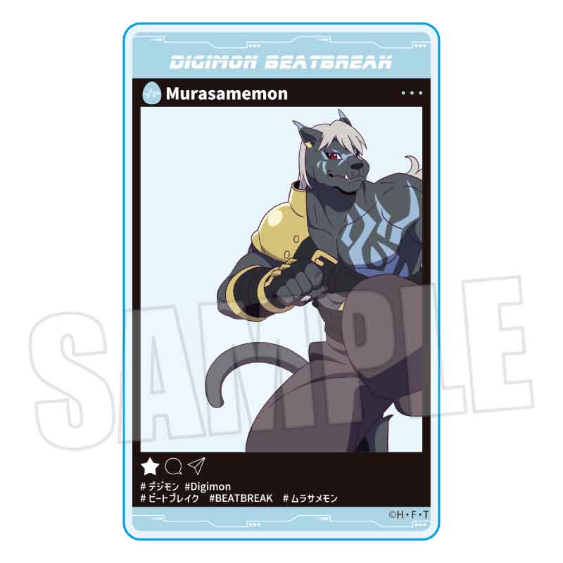 DIGIMON BEATBREAK_アクリルカード ムラサメモン Skater ver.