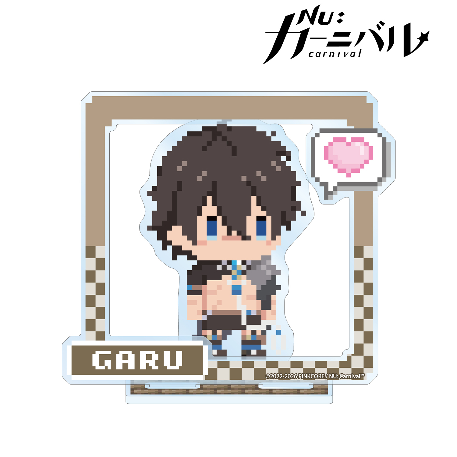 NU: カーニバル_ガル ドット絵 パーツ付きBIGアクリルスタンド