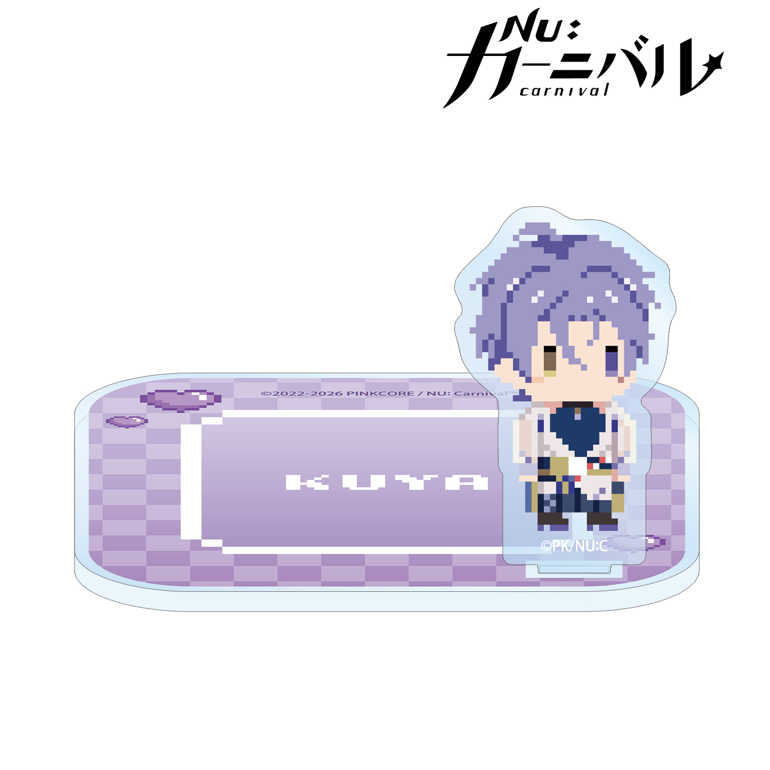 NU: カーニバル_玖夜 ドット絵 アクリルスタンド付きコースター