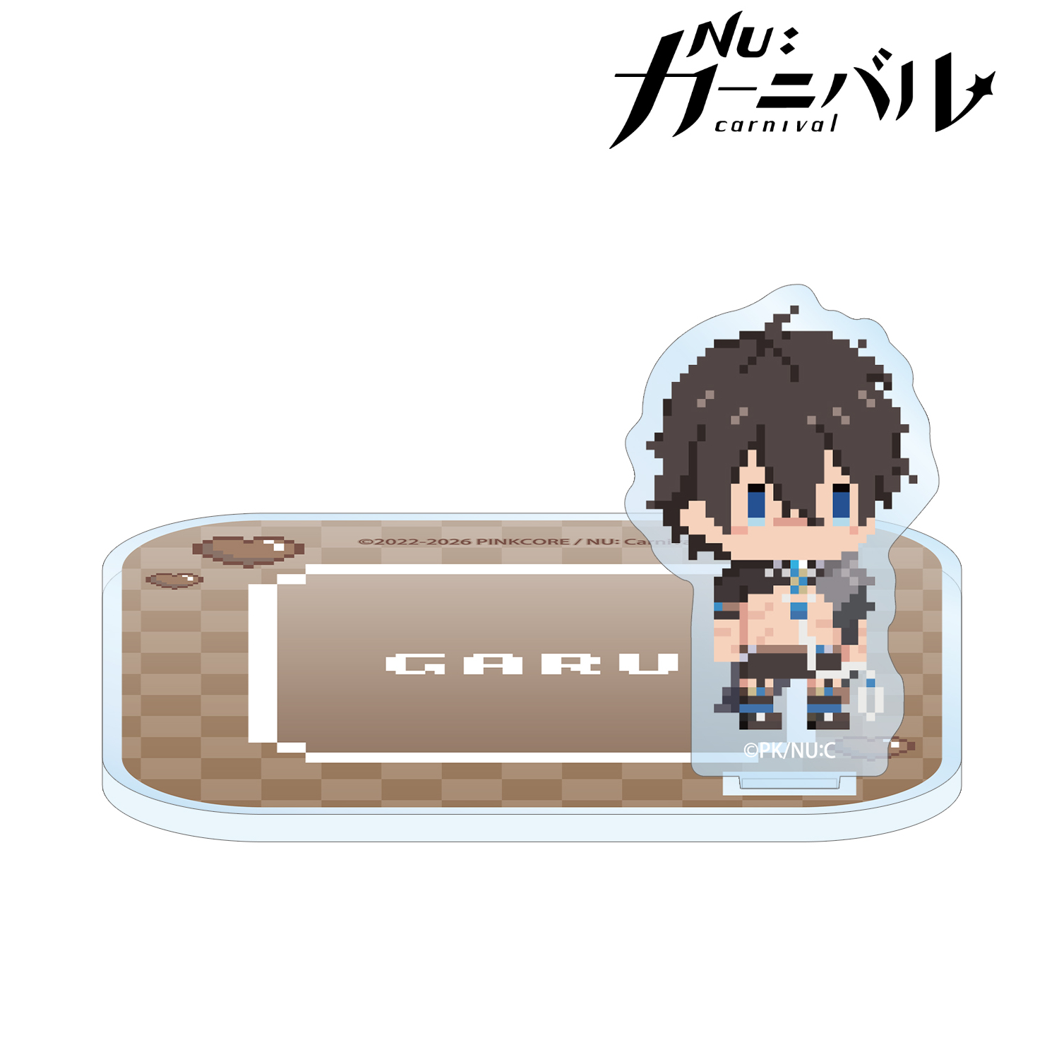 NU: カーニバル_ガル ドット絵 アクリルスタンド付きコースター