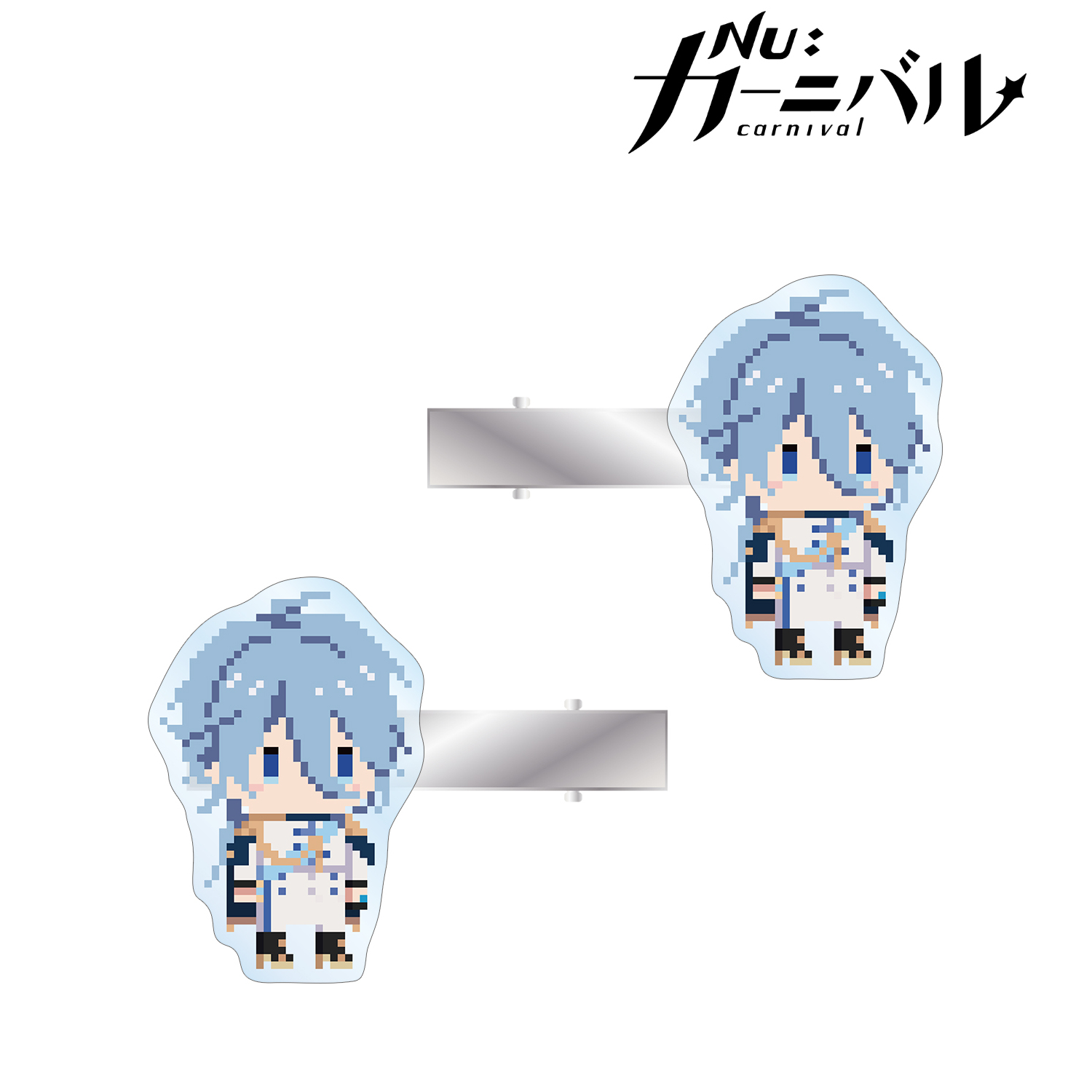NU: カーニバル_エドモンド ドット絵 アクリルヘアクリップ2個セット