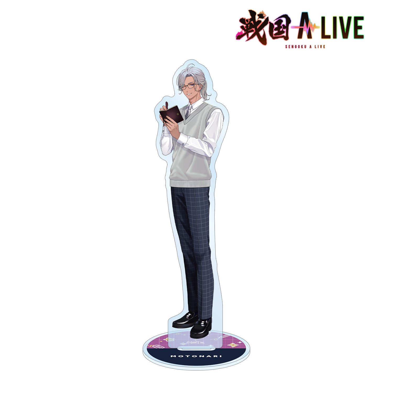 戦国 A LIVE_毛利 元就 学生服ver. 特大アクリルスタンド