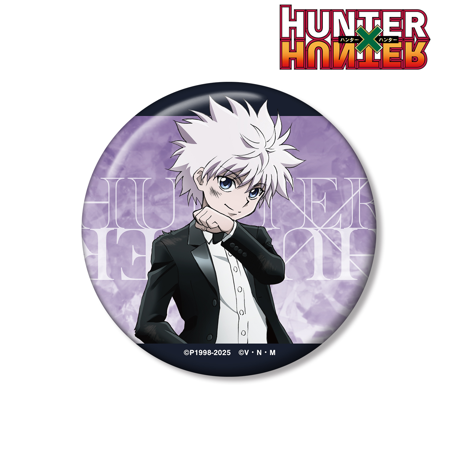 HUNTER×HUNTER_描き下ろし キルア スーツ(戦闘後)ver. 100mm缶バッジ