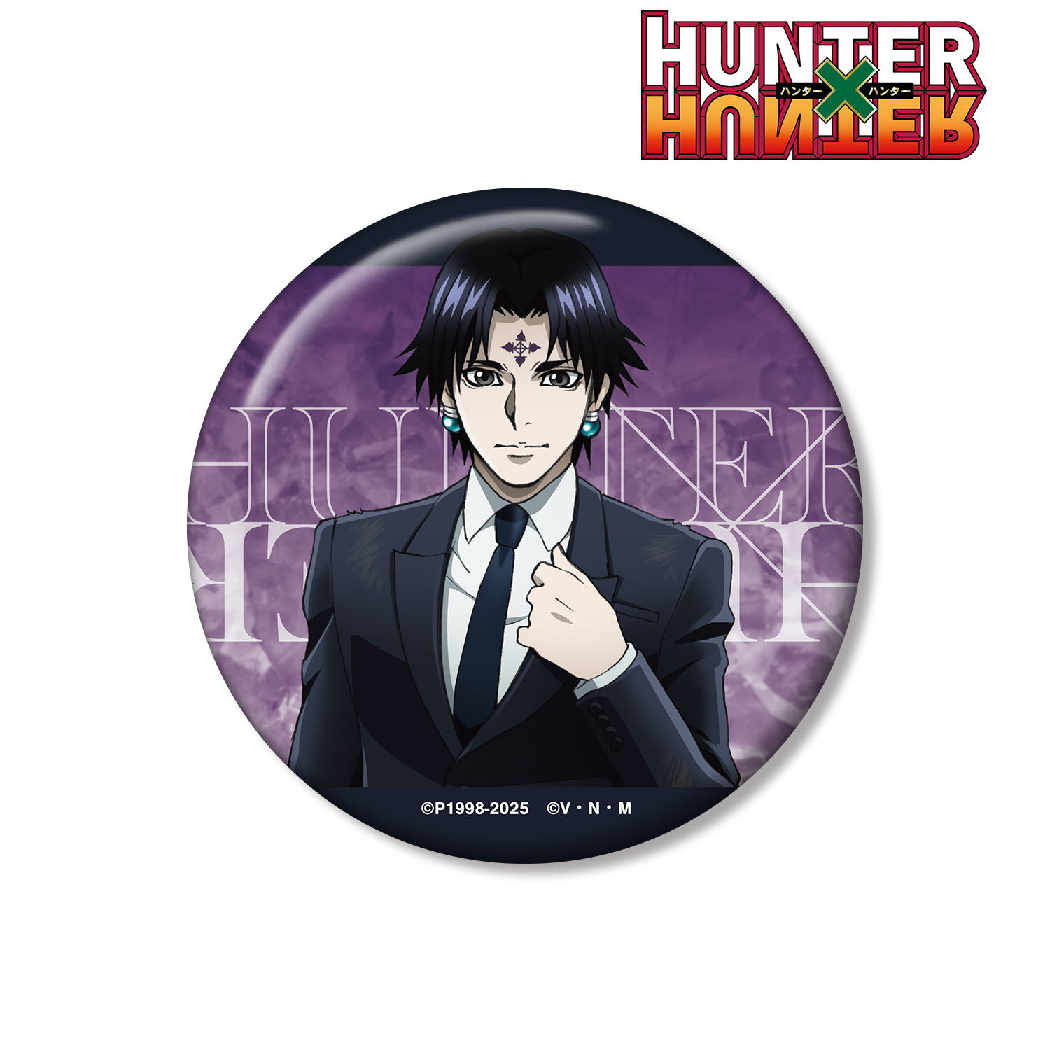 HUNTER×HUNTER_描き下ろし クロロ スーツ(戦闘後)ver. 100mm缶バッジ