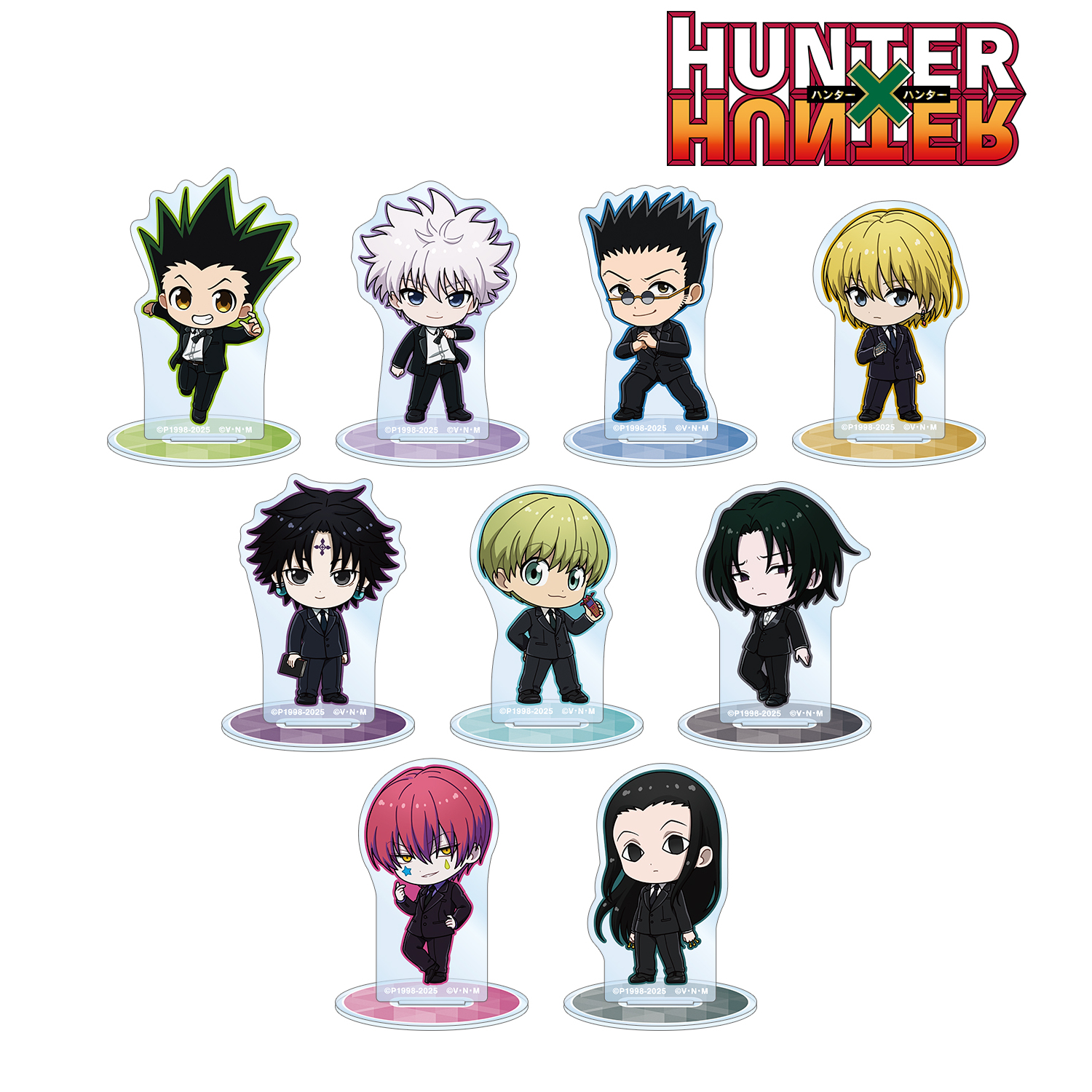 HUNTER×HUNTER_トレーディング ちびキャラ スーツver. アクリルスタンド(単位/コンプリートBOX)【コンプリートBOX／9個入り】