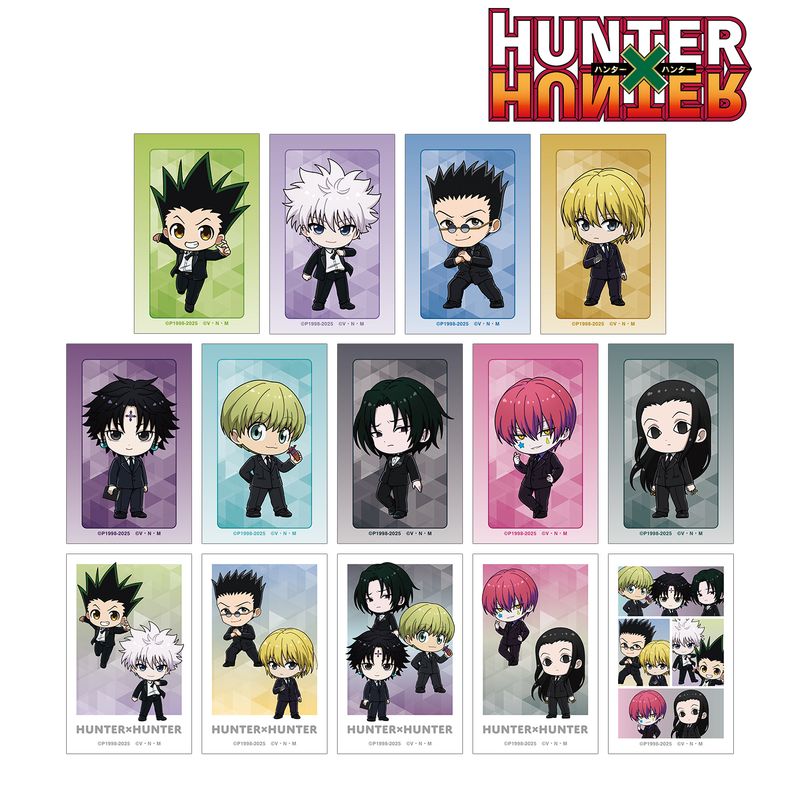 ハンターハンター　カード　ZAOZAK HUNTER トレーディングカード HUNTER×HUNTER_トレーディング ちびキャラ スーツver. イラストカード
