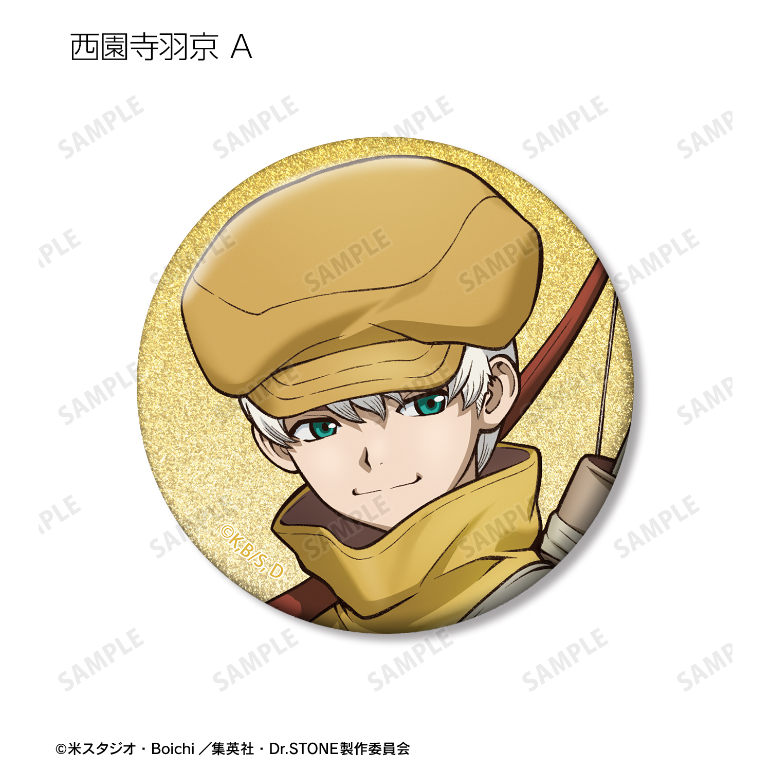 Dr.STONE_描き下ろし 歩みver. トレーディンググリッター缶バッジ(単位