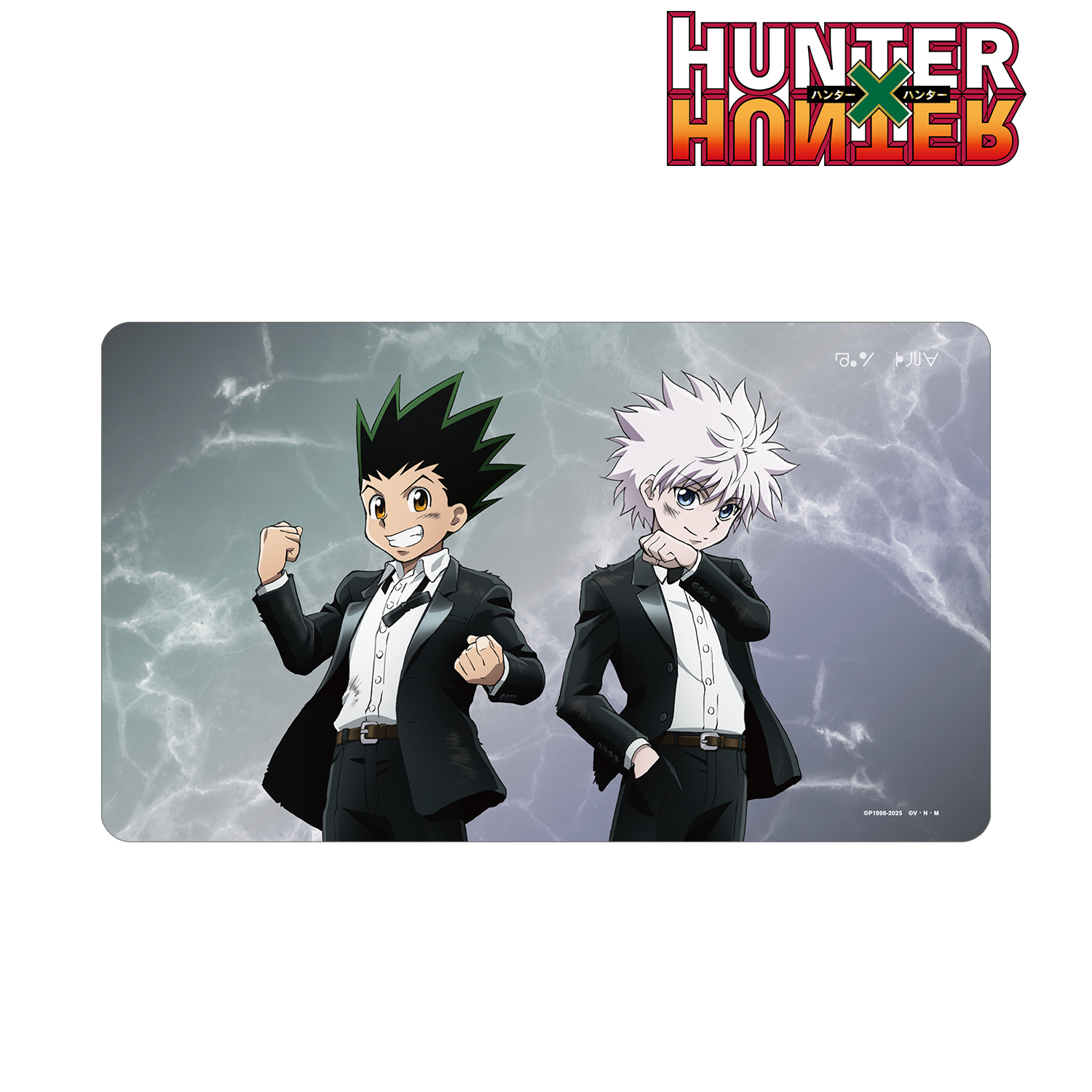 HUNTER×HUNTER_描き下ろし ゴン&キルア スーツ(戦闘後)ver. マルチデスクマット