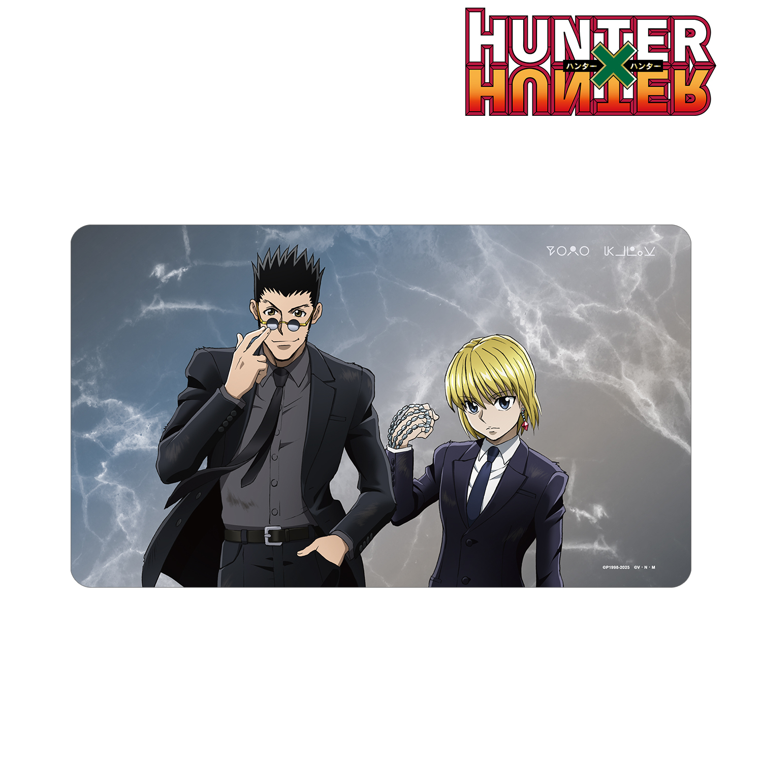 HUNTER×HUNTER_描き下ろし レオリオ&クラピカ スーツ(戦闘後)ver. マルチデスクマット