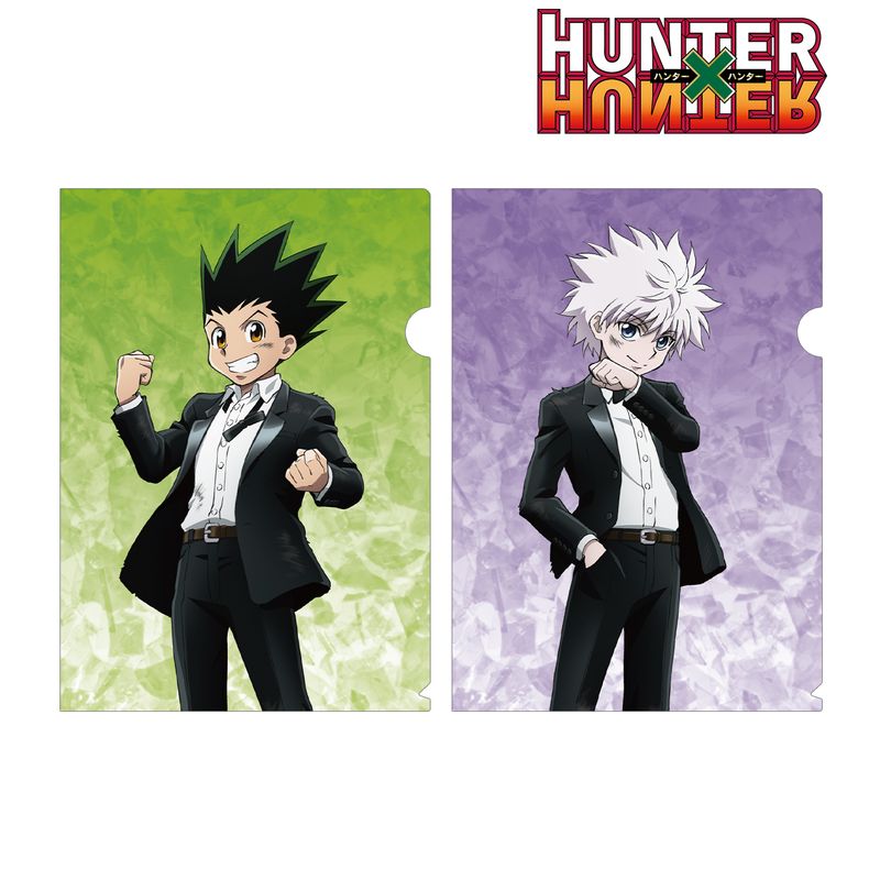 HUNTER×HUNTER_描き下ろし スーツ(戦闘後)ver. A4クリアファイル2枚