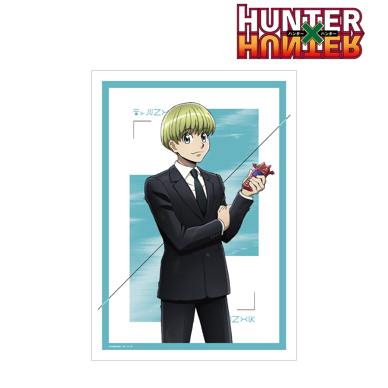 HUNTER×HUNTER_描き下ろし シャルナーク スーツ(戦闘後)ver. A3マット加工ポスター