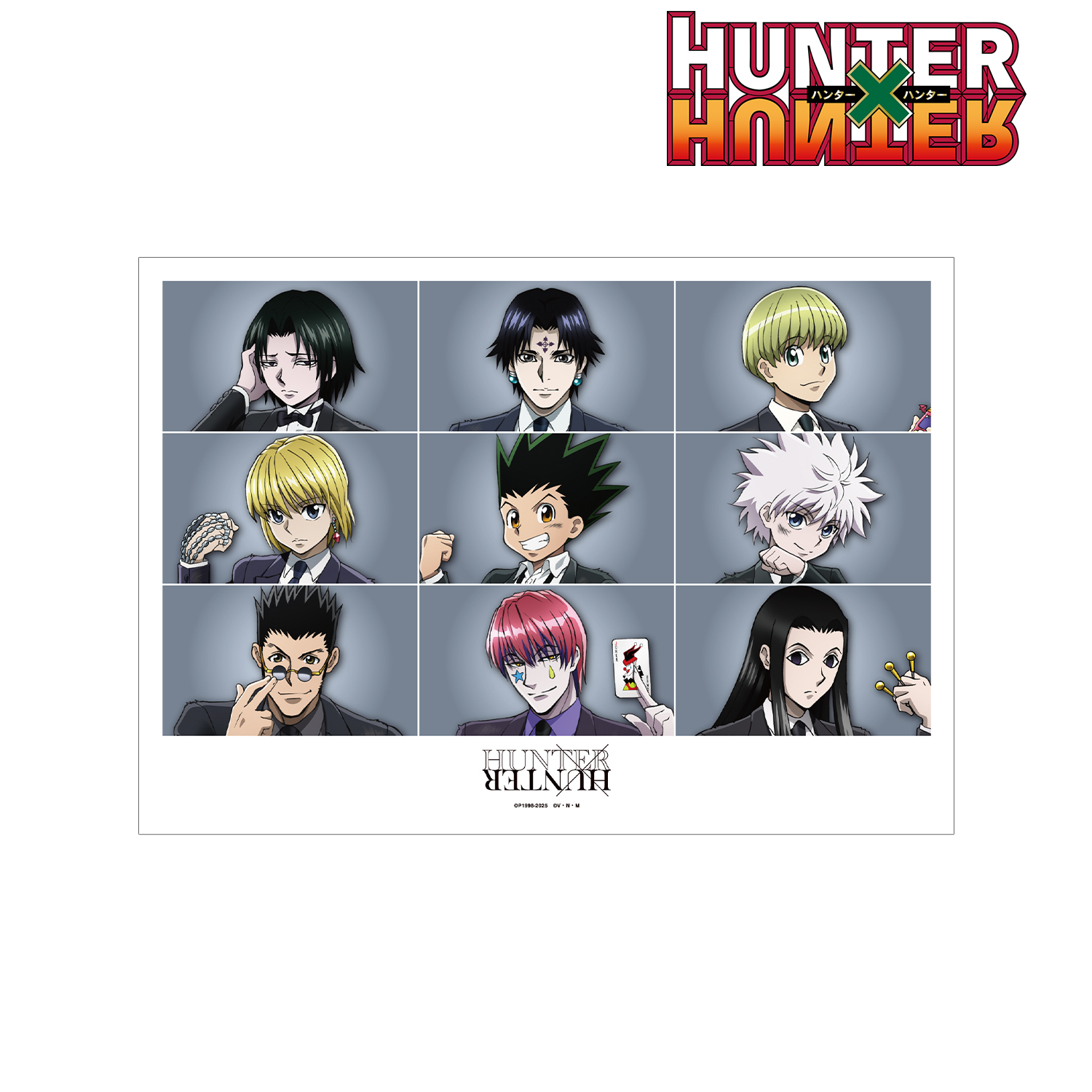 HUNTER×HUNTER_描き下ろし 集合 スーツ(戦闘後)ver. A3マット加工