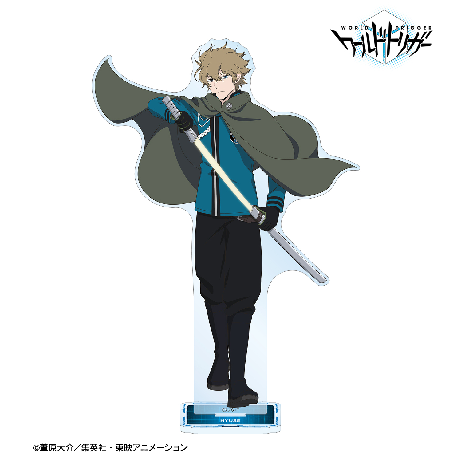 ワールドトリガー_描き下ろし ヒュース 戦闘開始ver. BIGアクリルスタンド