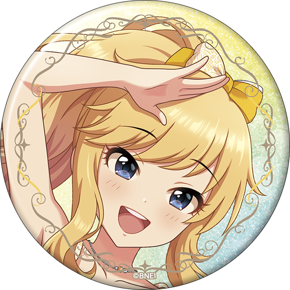 アイドルマスター シンデレラガールズ_グリッター缶バッジ／大槻唯　STARLIGHT ALLIANCE