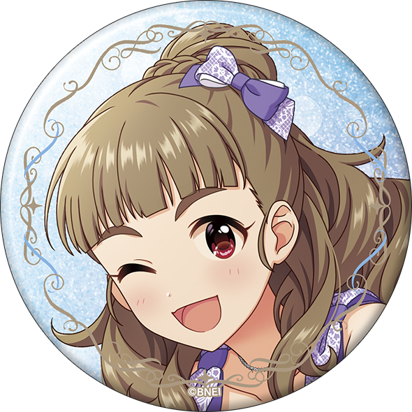アイドルマスター シンデレラガールズ_グリッター缶バッジ／神谷奈緒　STARLIGHT ALLIANCE