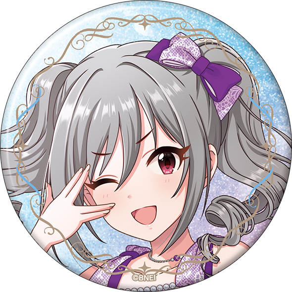 アイドルマスター シンデレラガールズ_グリッター缶バッジ／神崎蘭子
