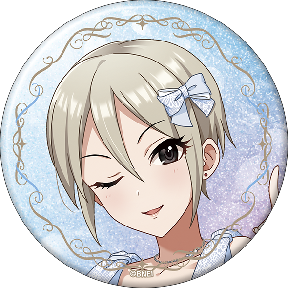 アイドルマスター シンデレラガールズ_グリッター缶バッジ／塩見周子　STARLIGHT ALLIANCE