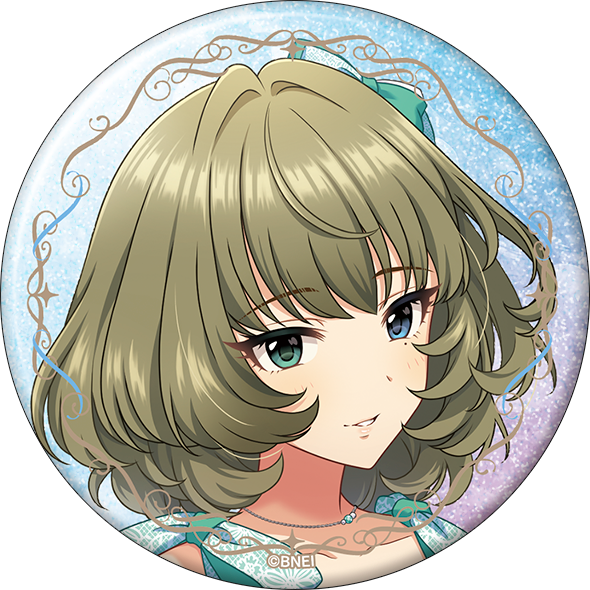 デレマス　高垣楓　アトレ川崎　缶バッジ　シンデレガールズ アイドルマスター シンデレラガールズ_グリッター缶バッジ／高垣楓