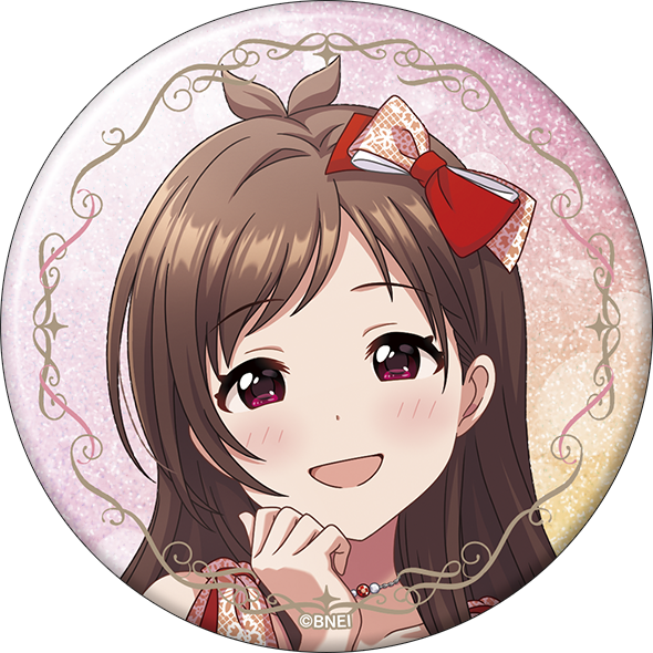 アイドルマスター シンデレラガールズ_グリッター缶バッジ／辻野あかり　STARLIGHT ALLIANCE