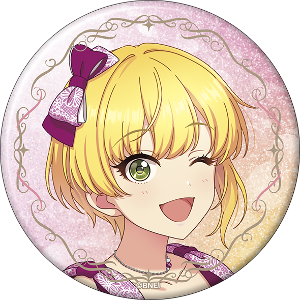 アイドルマスター シンデレラガールズ_グリッター缶バッジ／宮本