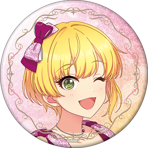 アイドルマスター シンデレラガールズ_グリッター缶バッジ／宮本