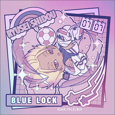 ブルーロック2期_ステッカー／士道 龍聖　ぱすてるぽっぷ第2弾