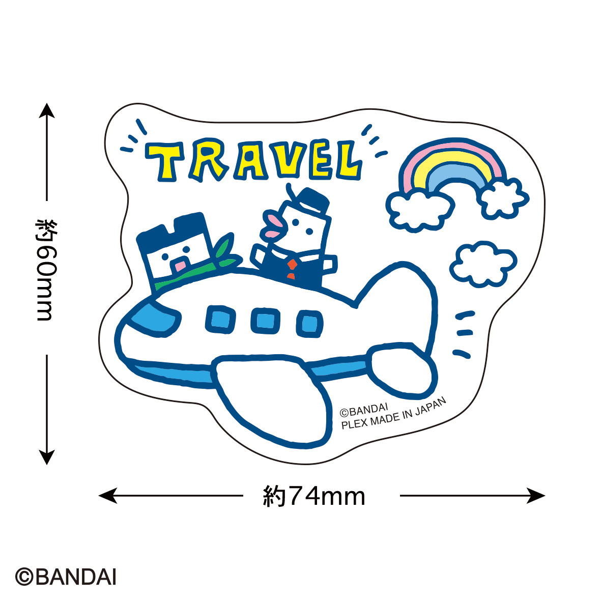 たまごっち_ステッカー(トラベル)