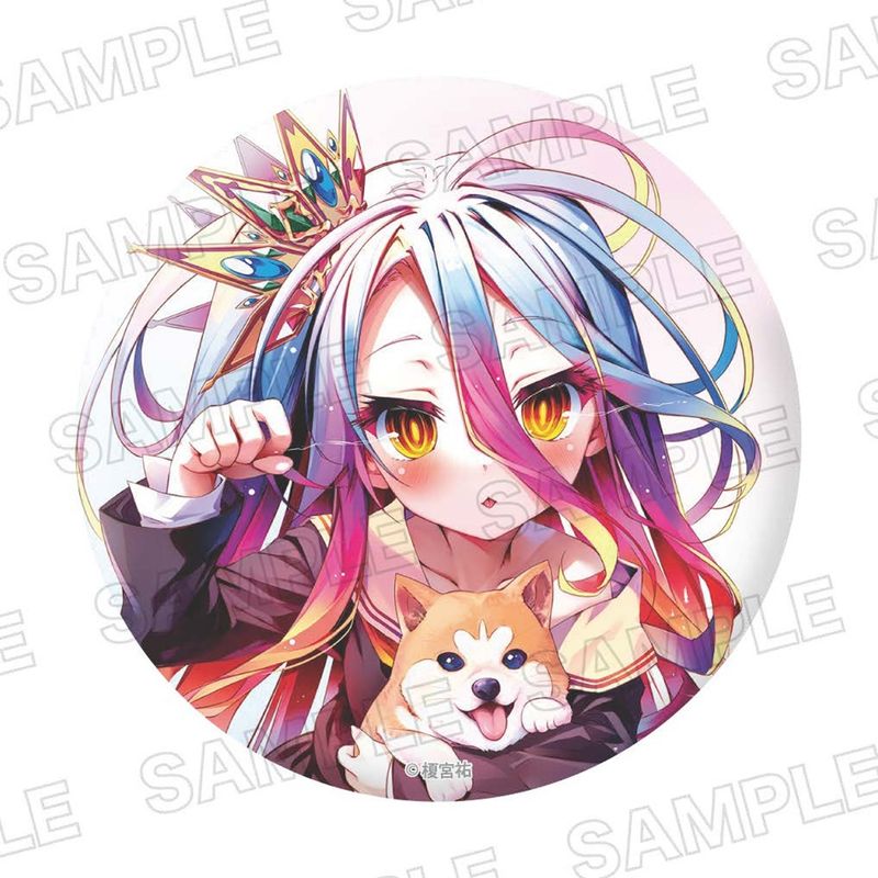 ノーゲーム・ノーライフ_ライトノベル展2025 ホログラム缶バッジ