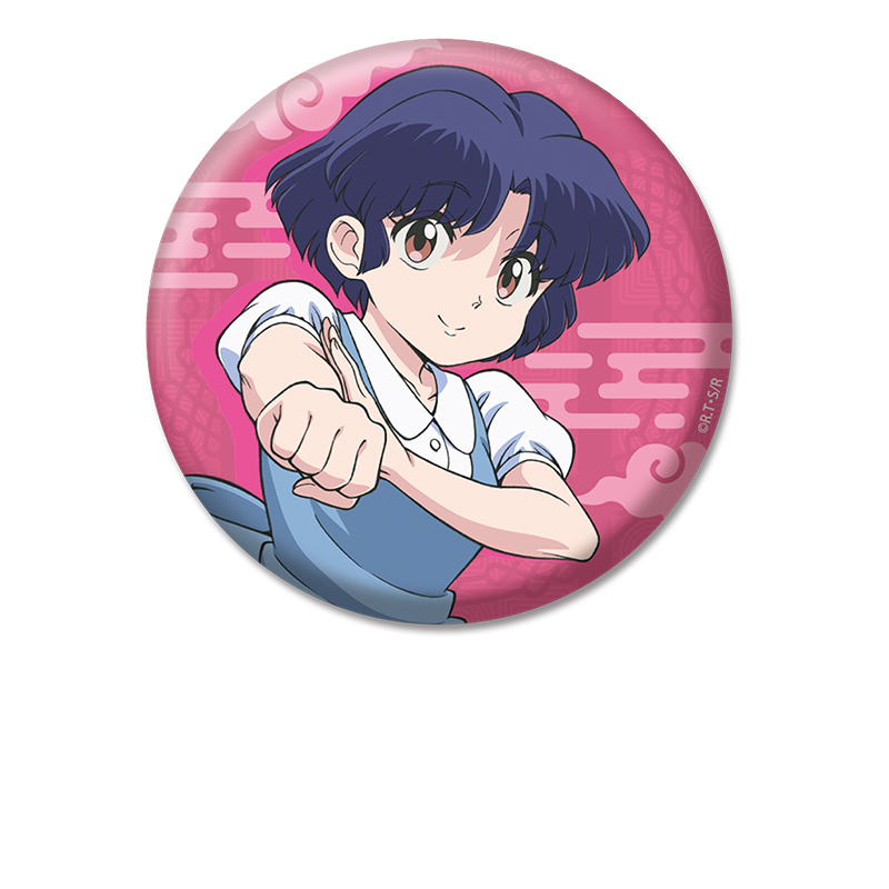 らんま1/2_描き下ろし缶バッジ 天道あかね