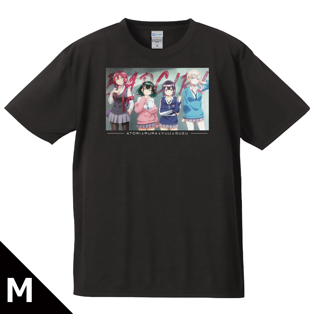 ばっどがーる_Mサイズ_Tシャツ 優&亜鳥&涼&るら ティザービジュアルver.