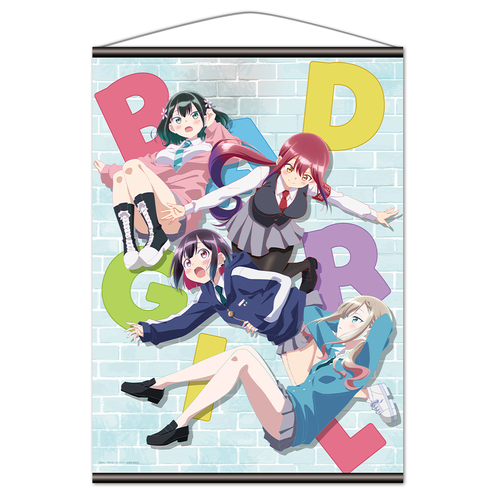 ばっどがーる_B2タペストリー 優&亜鳥&涼&るら キービジュアルver.