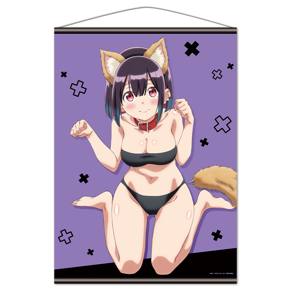 ばっどがーる_B2タペストリー 優谷優 ケモ耳水着ver.