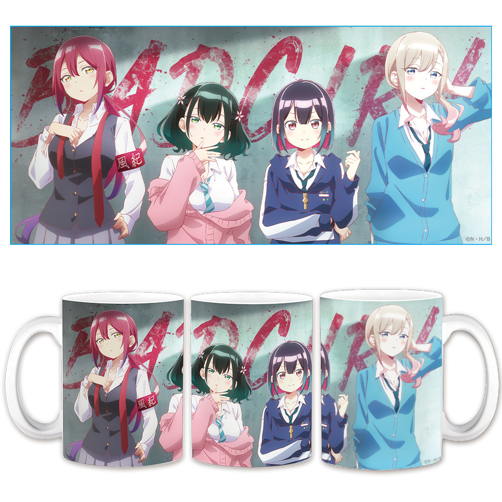 ばっどがーる_マグカップ 優&亜鳥&涼&るら ティザービジュアルver.