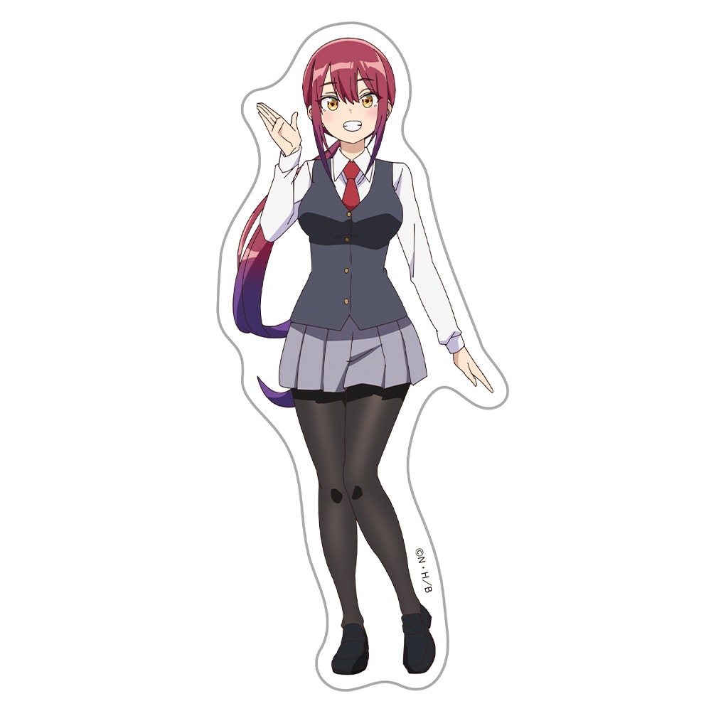 ばっどがーる_ダイカットステッカー 水鳥亜鳥