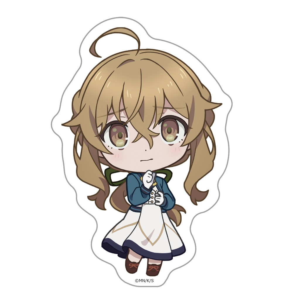 サイレント・ウィッチ 沈黙の魔女の隠しごと_ダイカットステッカー モニカ・ノートン デフォルメver.