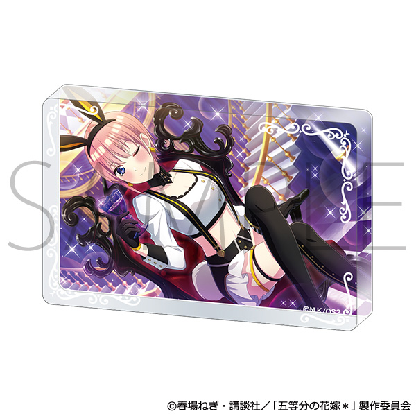 五等分の花嫁＊_アクリルブロック／（白黒ラビット）中野一花