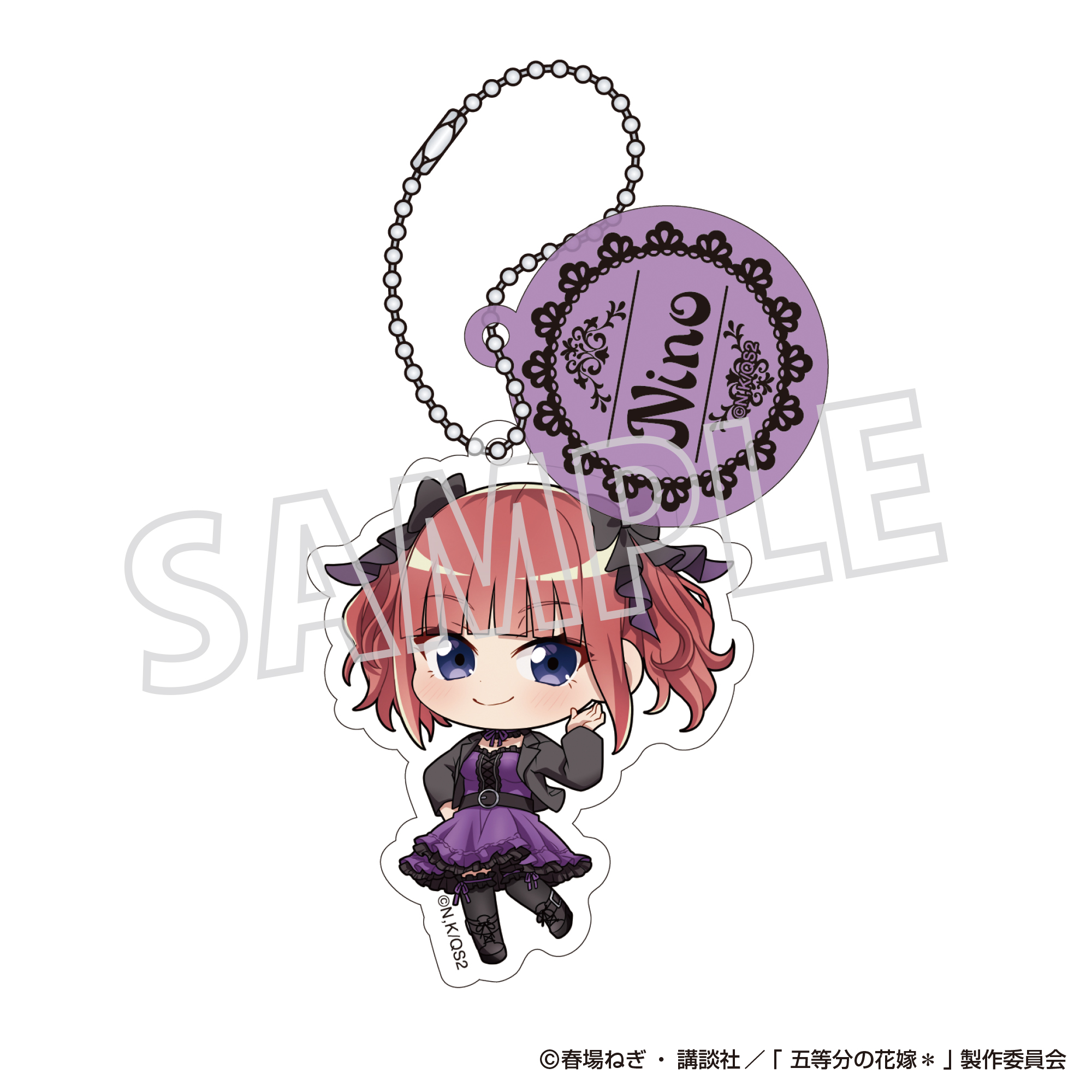 五等分の花嫁＊_アクリルキーホルダー／（ミニキャラ）中野二乃