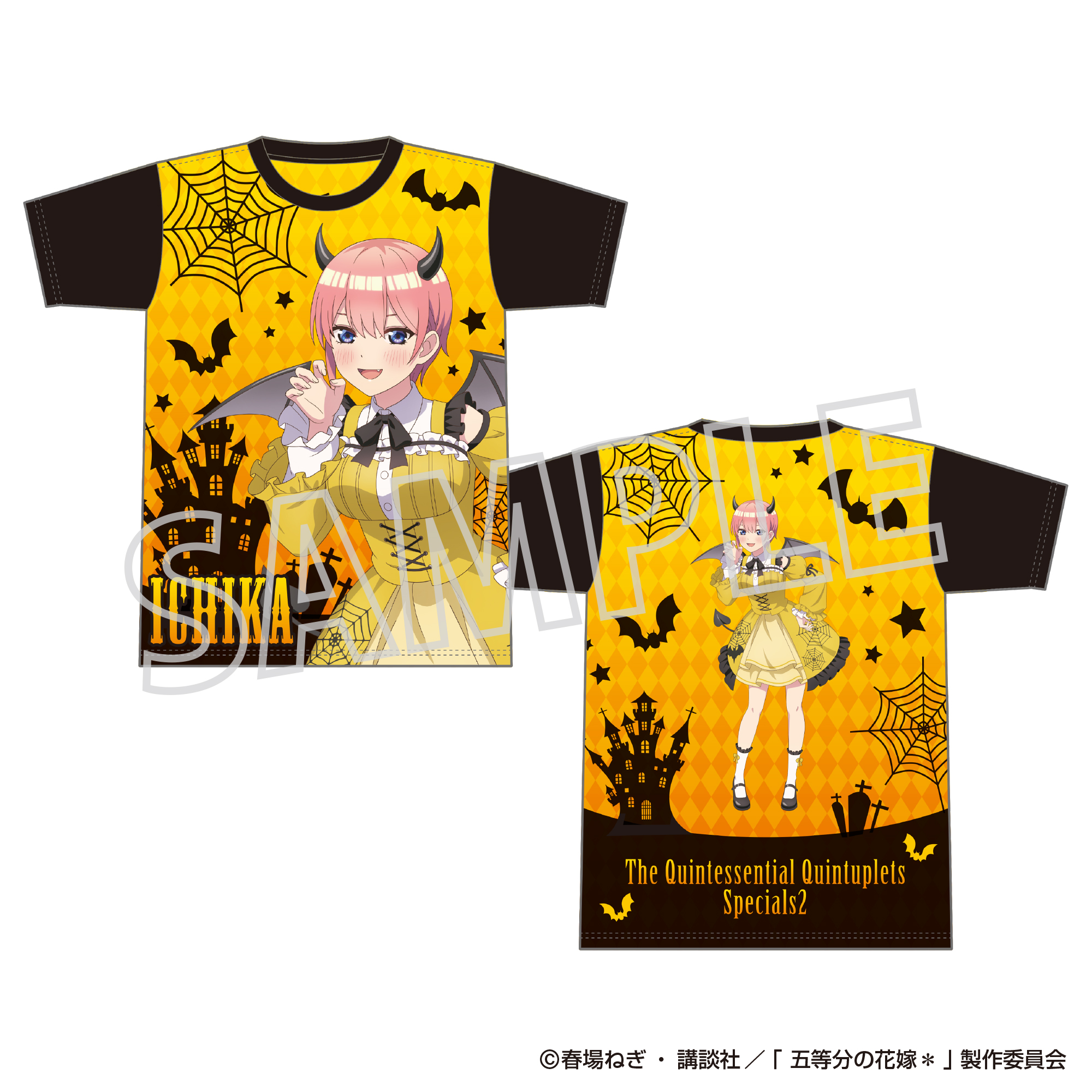 五等分の花嫁＊_フルグラフィックTシャツ／中野一花