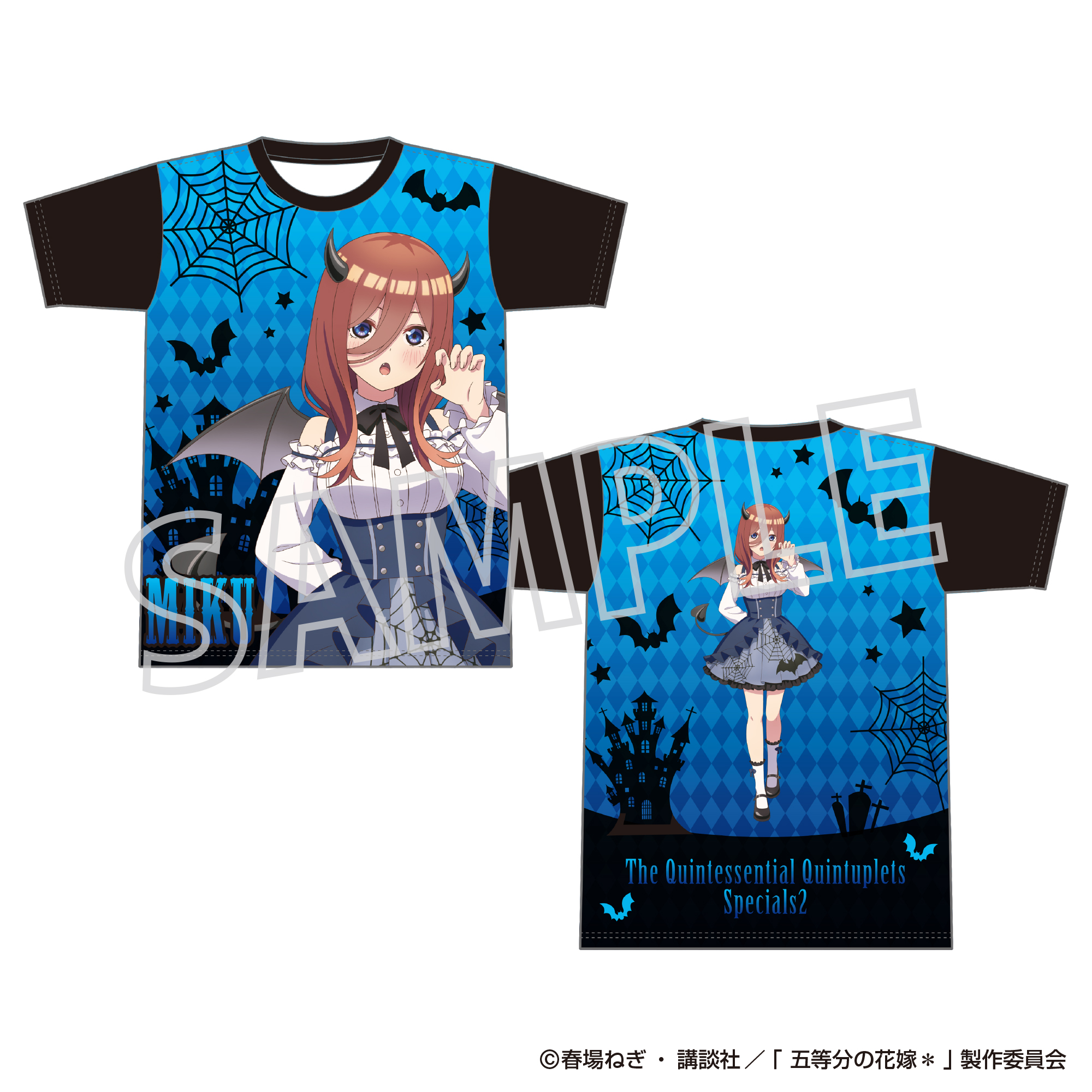 五等分の花嫁＊_フルグラフィックTシャツ／中野三玖