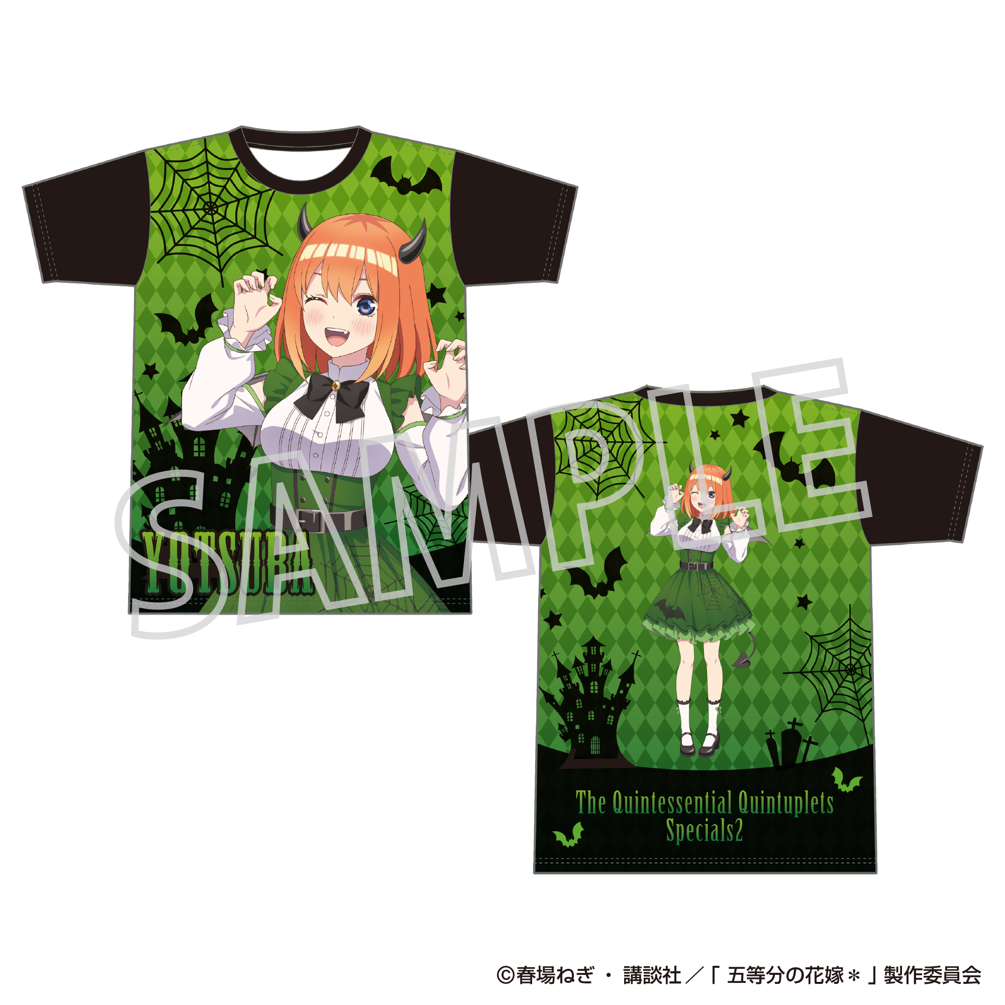 五等分の花嫁＊_フルグラフィックTシャツ／中野四葉